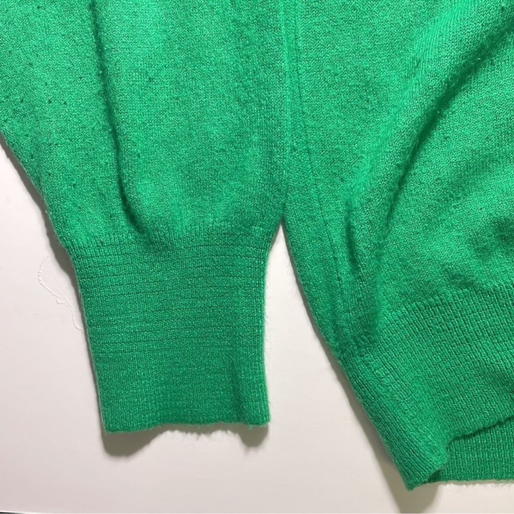 Christian Dior 100% acrylic logo v-neck pullover sweater‎ EUC C29 - Picture 3 of 4
